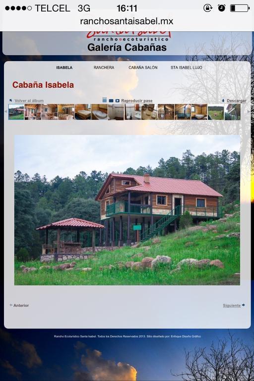 Cabanas Santa Isabel Villa Refugio Dış mekan fotoğraf